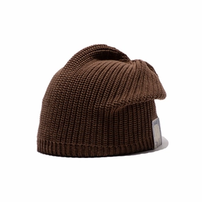 SINGLE WATCH - Brown winter-knitted-hat