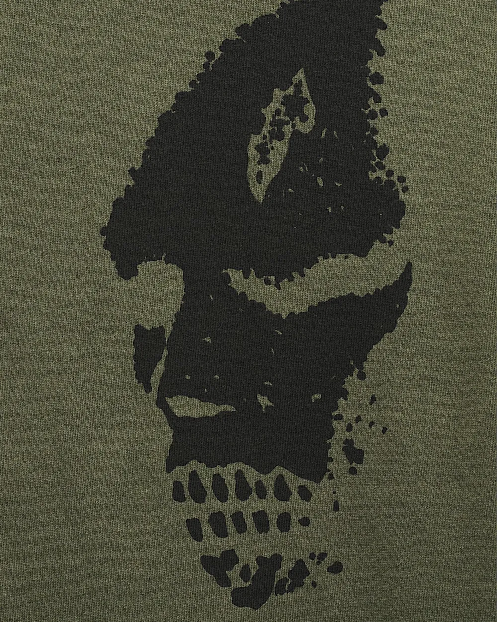 Skate Mike G Totenkopf T-Shirt in Weinlaub