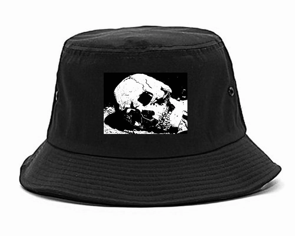 Skull Decay Goth Bucket Hat