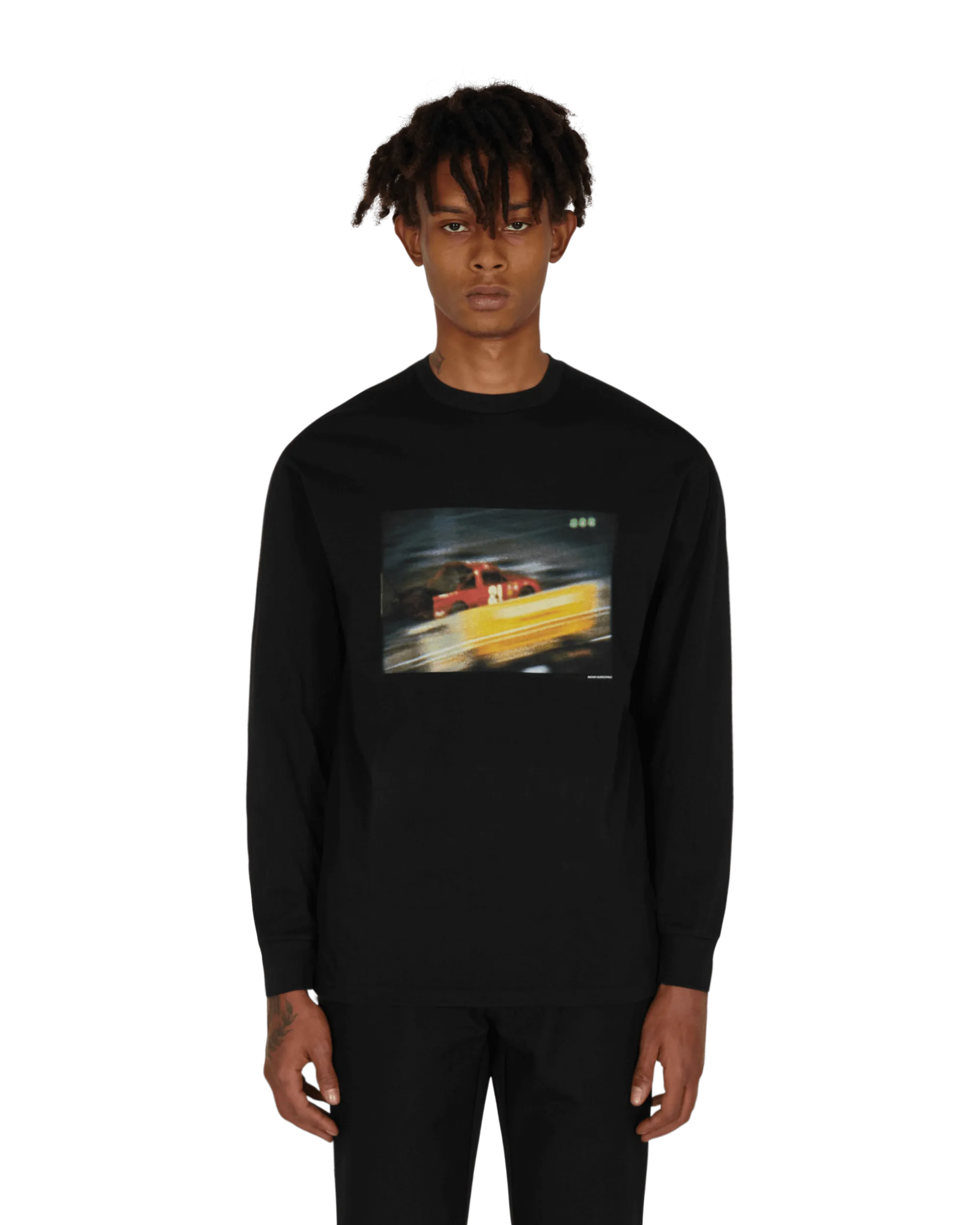 Slam Jam x Julian Klincewicz Langarm T-Shirt Schwarz