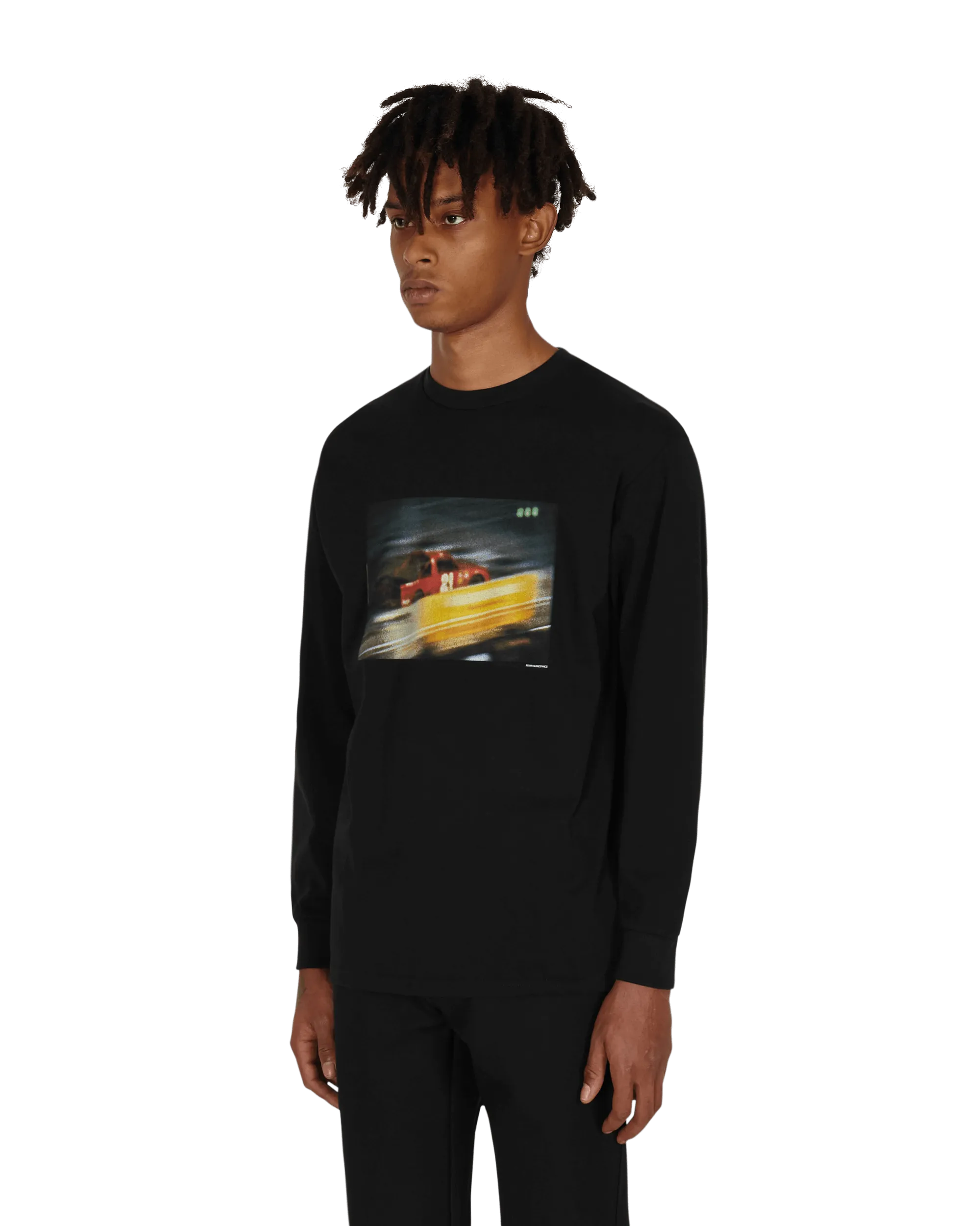 Slam Jam x Julian Klincewicz Langarm T-Shirt Schwarz