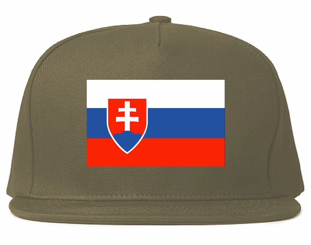 Slovakia Flag Country Printed Snapback Hat Cap