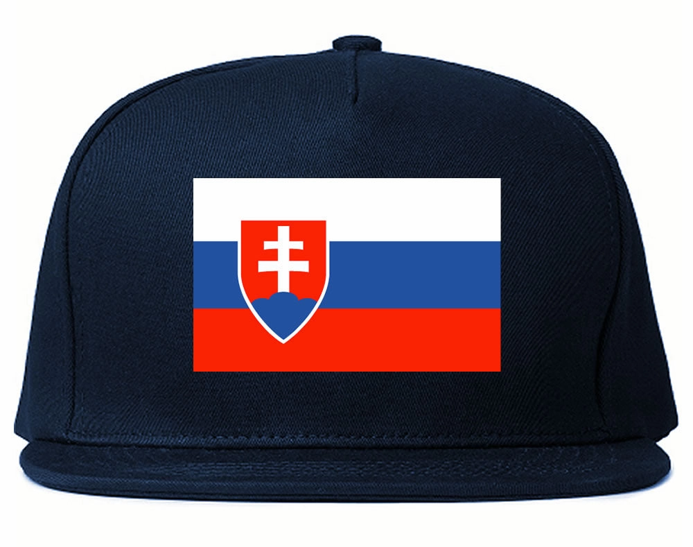 Slovakia Flag Country Printed Snapback Hat Cap