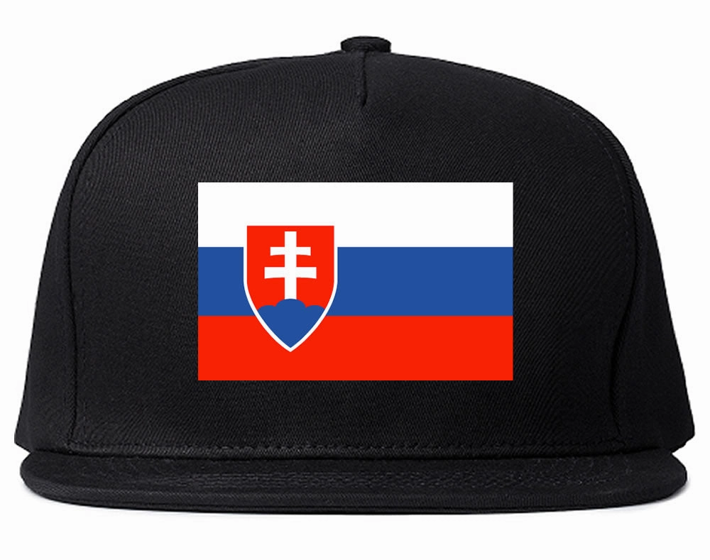 Slovakia Flag Country Printed Snapback Hat Cap