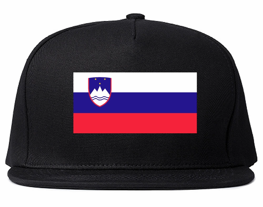 Slovenia Flag Country Printed Snapback Hat Cap