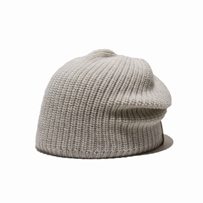 SMART BEANIE - White winter-knitted-hat