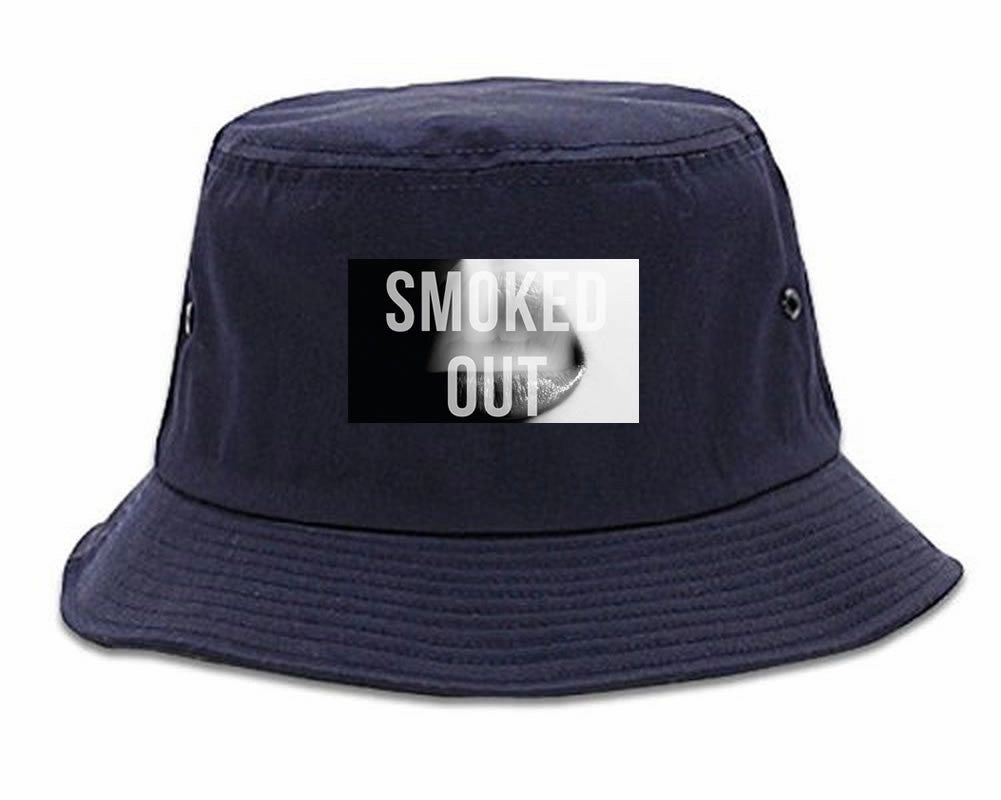 Smoked Out Weed Marijuana Smoke Bucket Hat