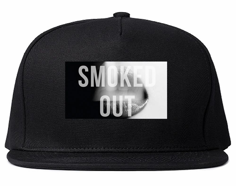 Smoked Out Weed Marijuana Smoke Snapback Hat