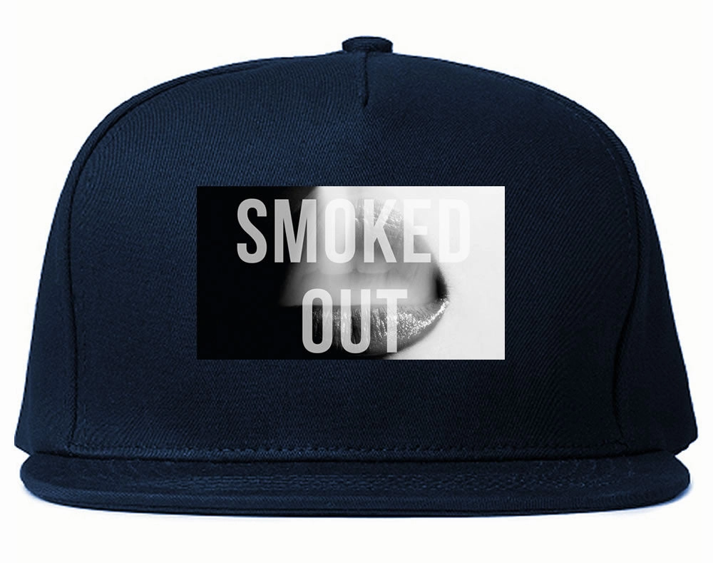 Smoked Out Weed Marijuana Smoke Snapback Hat