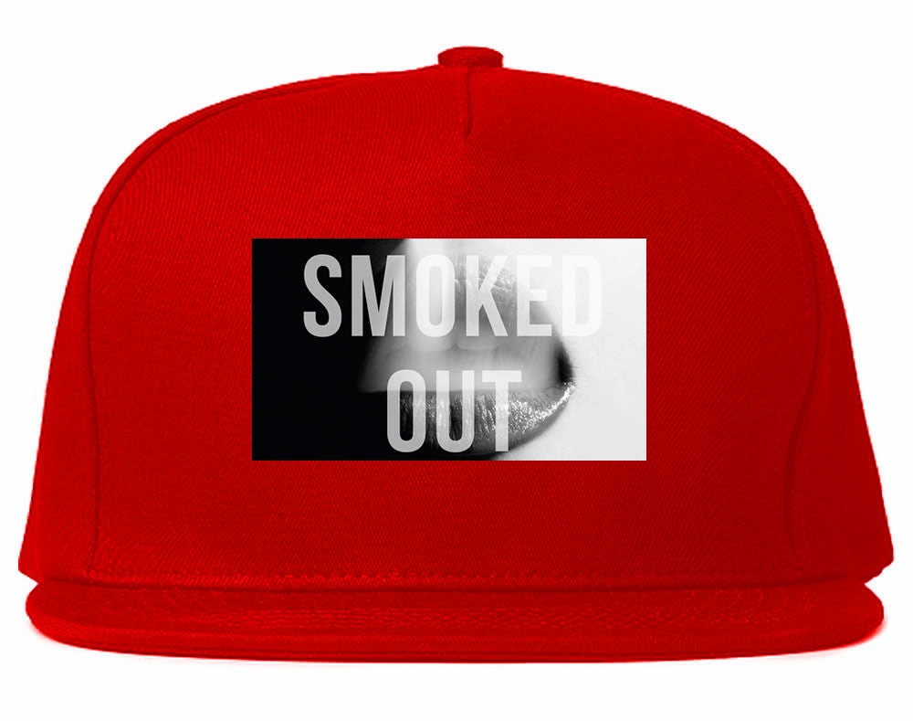 Smoked Out Weed Marijuana Smoke Snapback Hat