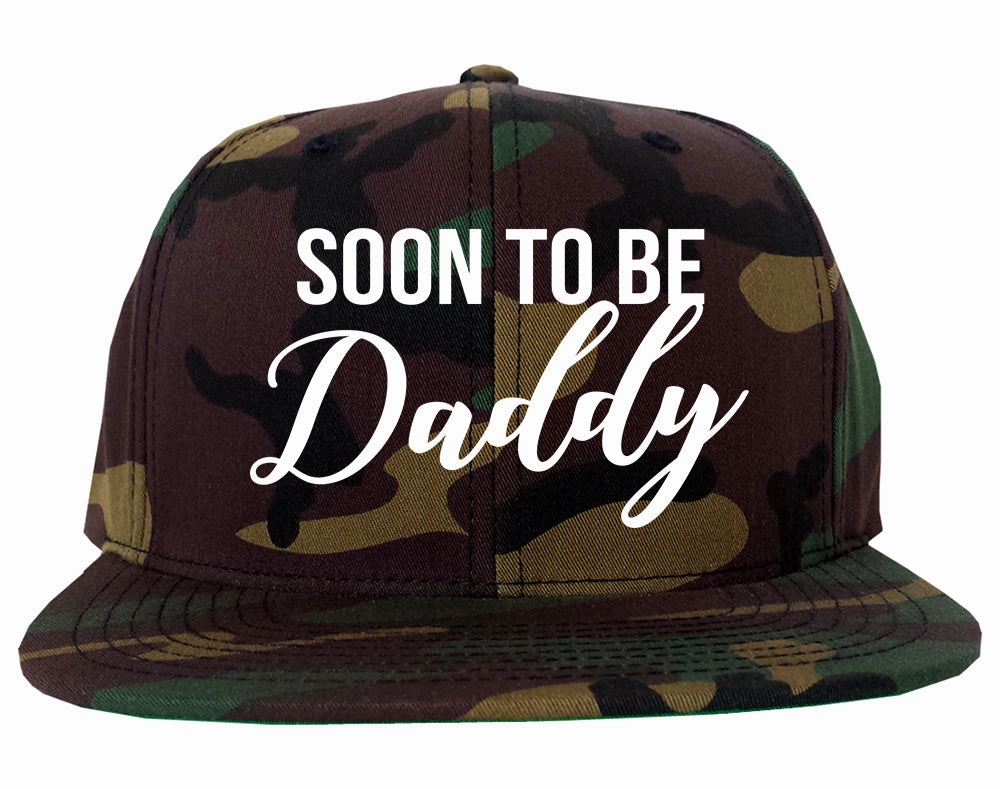 Soon To Be Daddy Pregnancy Announcement Mens Snapback Hat