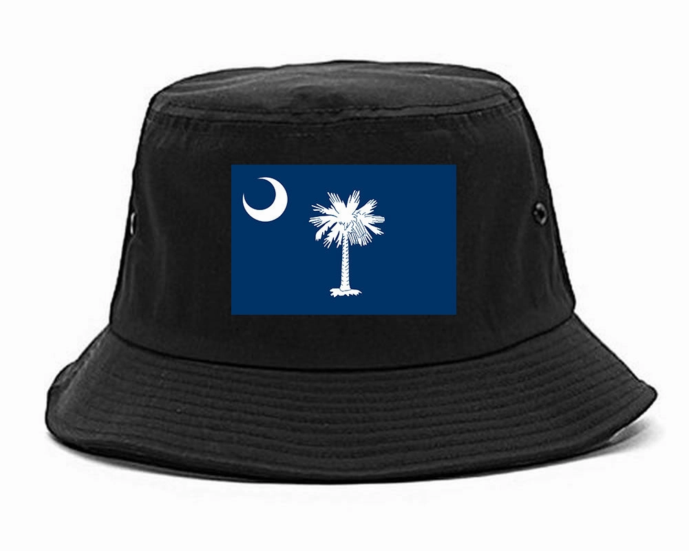 South Carolina State Flag SC Chest Mens Bucket Hat