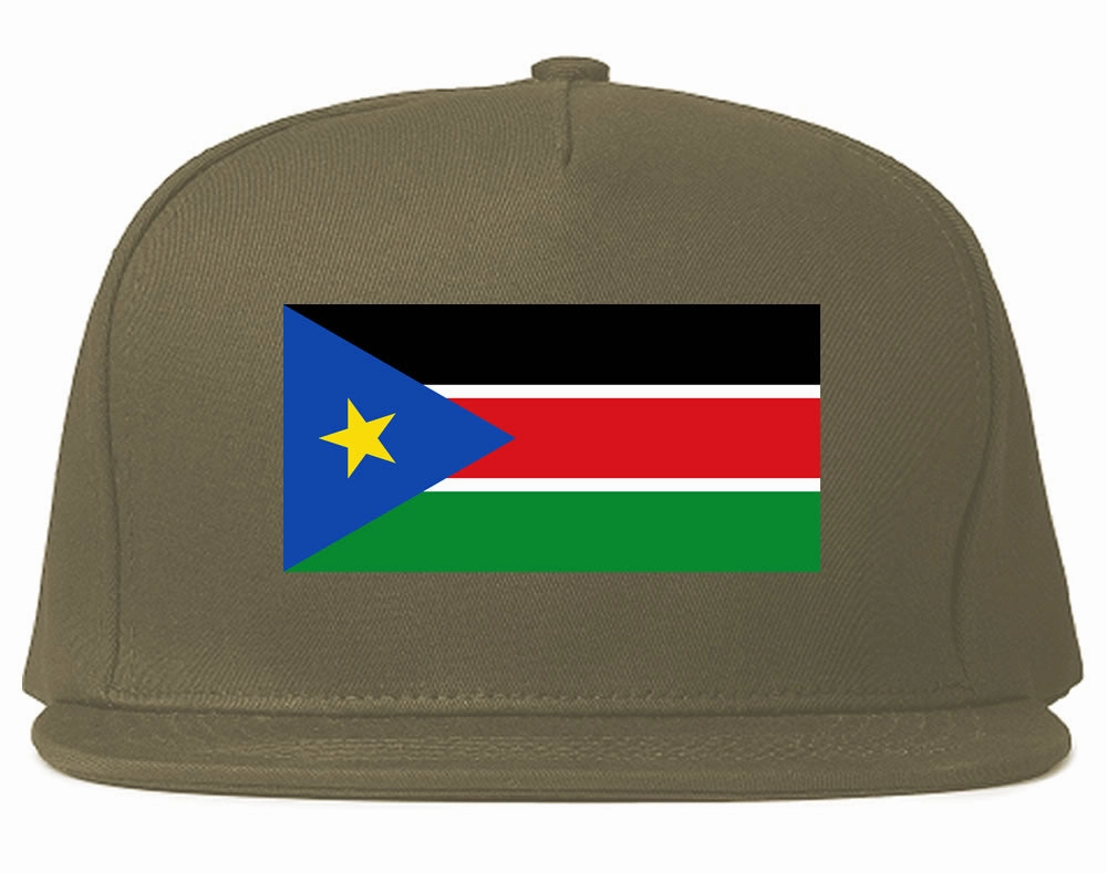 South Sudan Flag Country Printed Snapback Hat Cap