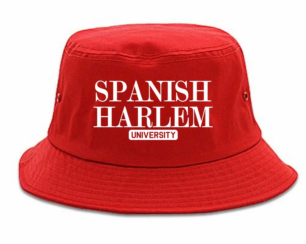 Spanish Harlem University New York Mens Bucket Hat