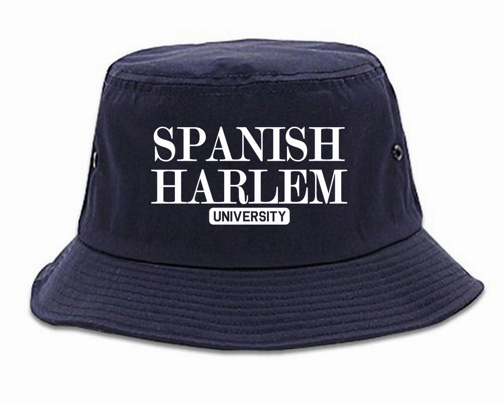 Spanish Harlem University New York Mens Bucket Hat