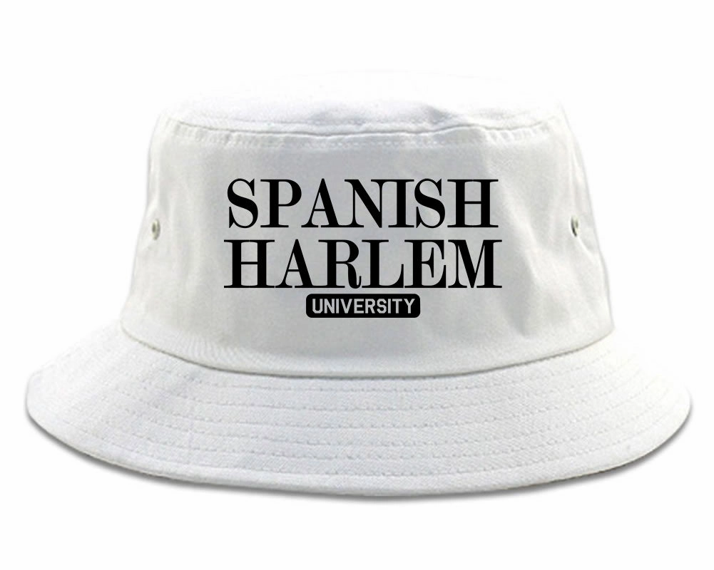 Spanish Harlem University New York Mens Bucket Hat