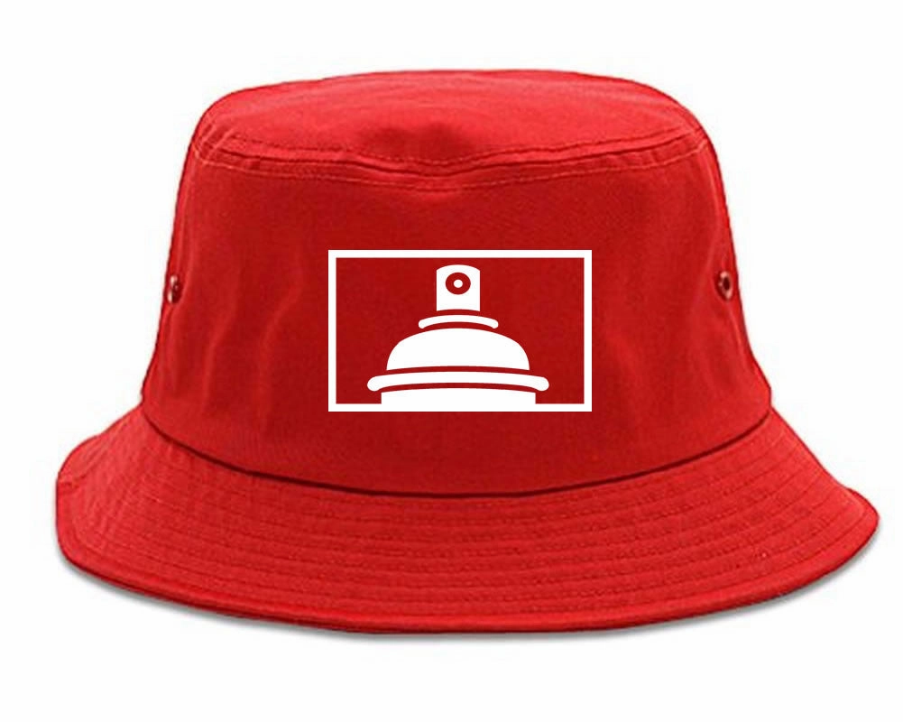 Spraycan Rectangle Logo Graffiti Bucket Hat