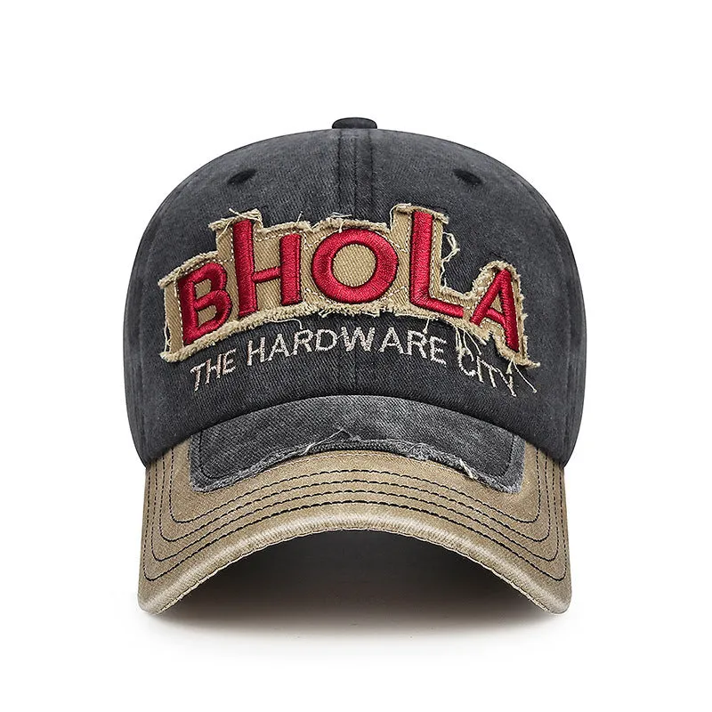 Spring Fall Washed Cotton Baseball Cap