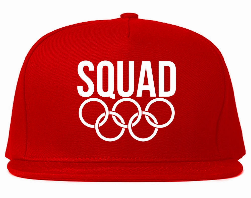 Squad Olympic Rings Logo Snapback Hat