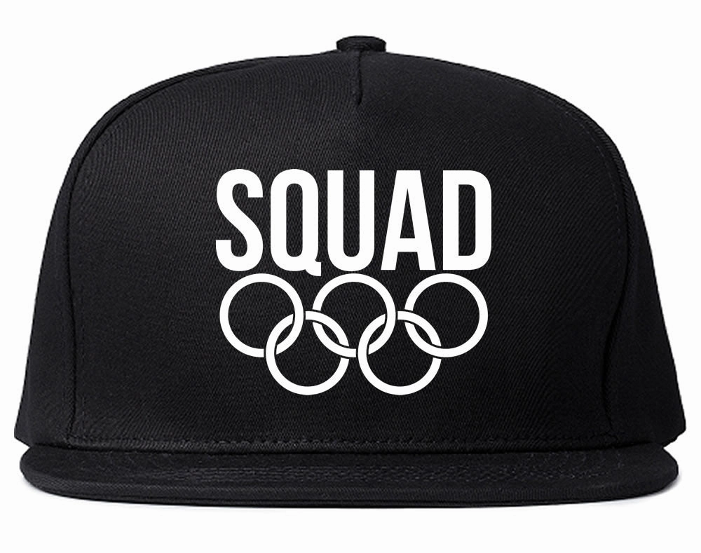 Squad Olympic Rings Logo Snapback Hat