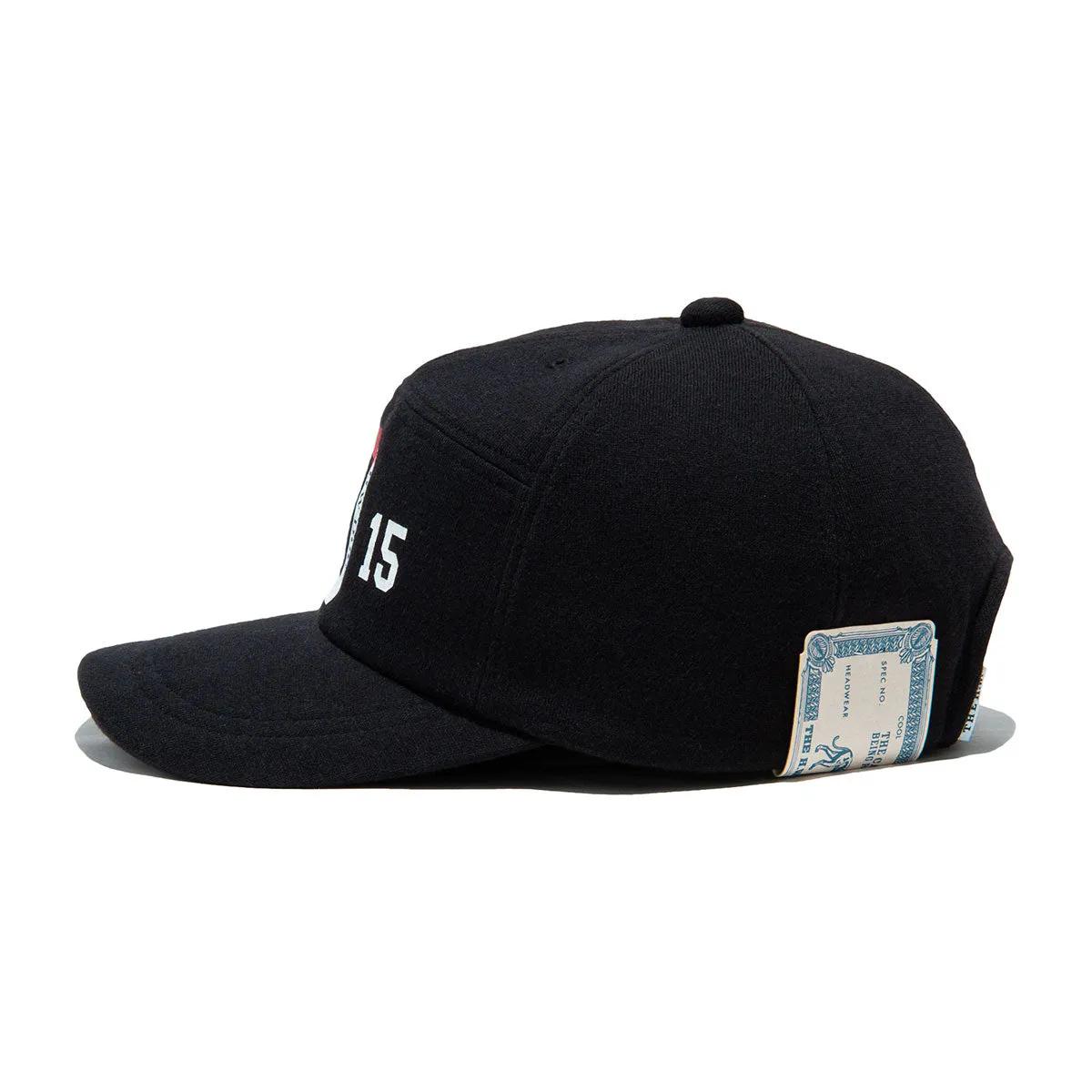 SQUARE WIDE CAP - Black