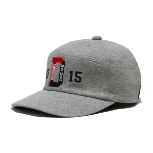 SQUARE WIDE CAP - Gray casual-baseball-cap