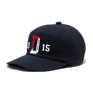 SQUARE WIDE CAP - Navy casual-baseball-cap