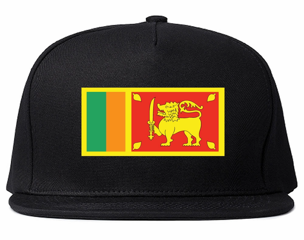 Sri Lanka Flag Country Printed Snapback Hat Cap