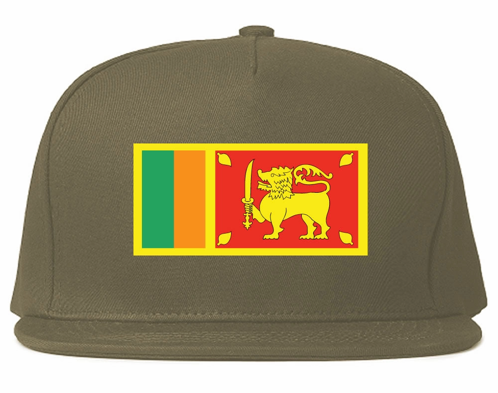 Sri Lanka Flag Country Printed Snapback Hat Cap
