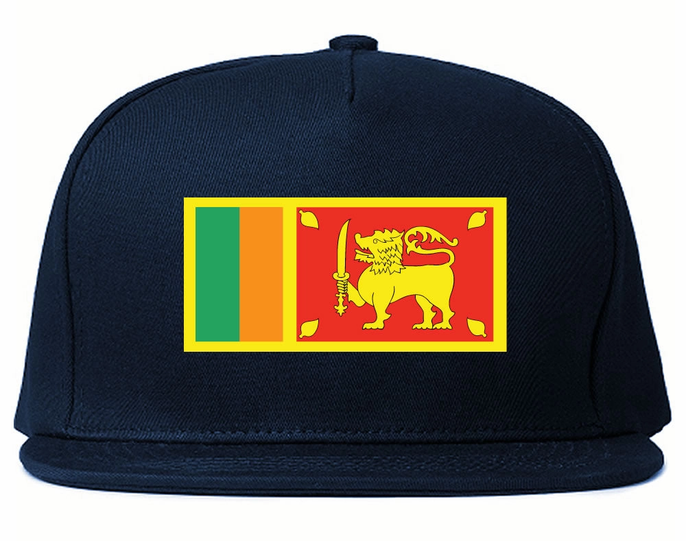 Sri Lanka Flag Country Printed Snapback Hat Cap