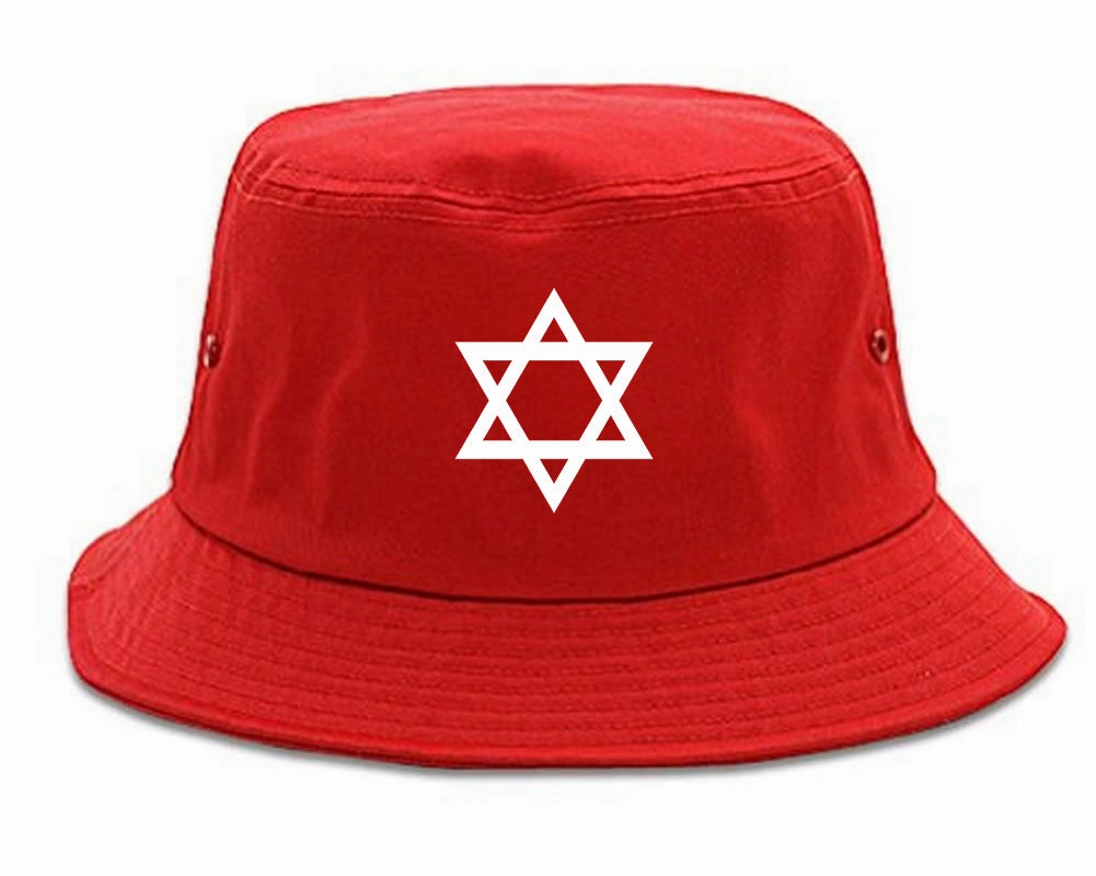 Star Of David Chest Mens Bucket Hat