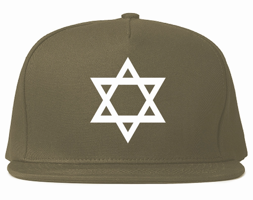 Star Of David Chest Mens Snapback Hat