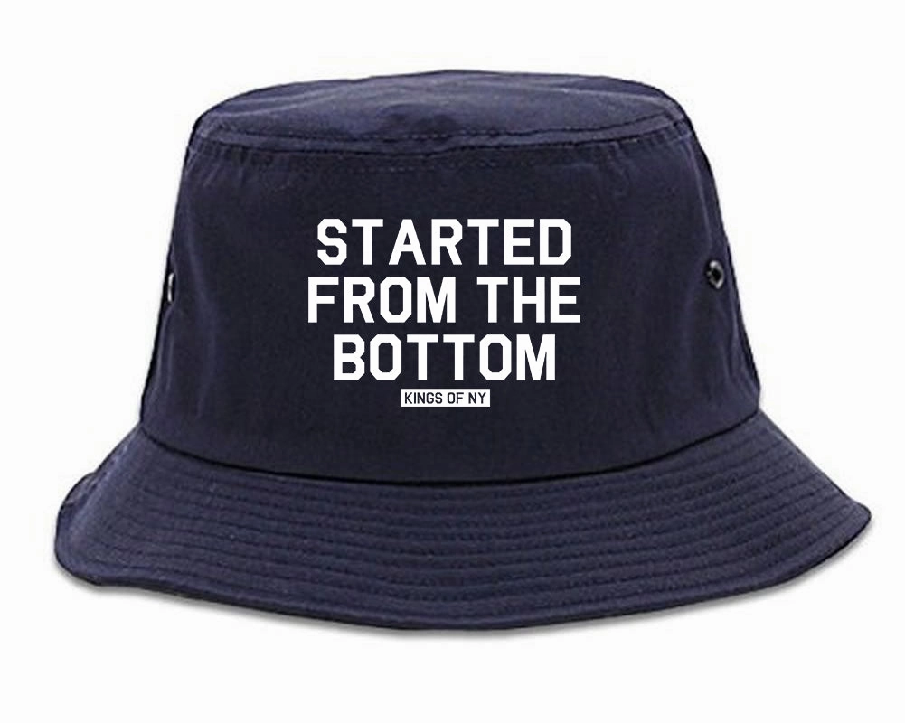 Started From The Bottom Mens Bucket Hat
