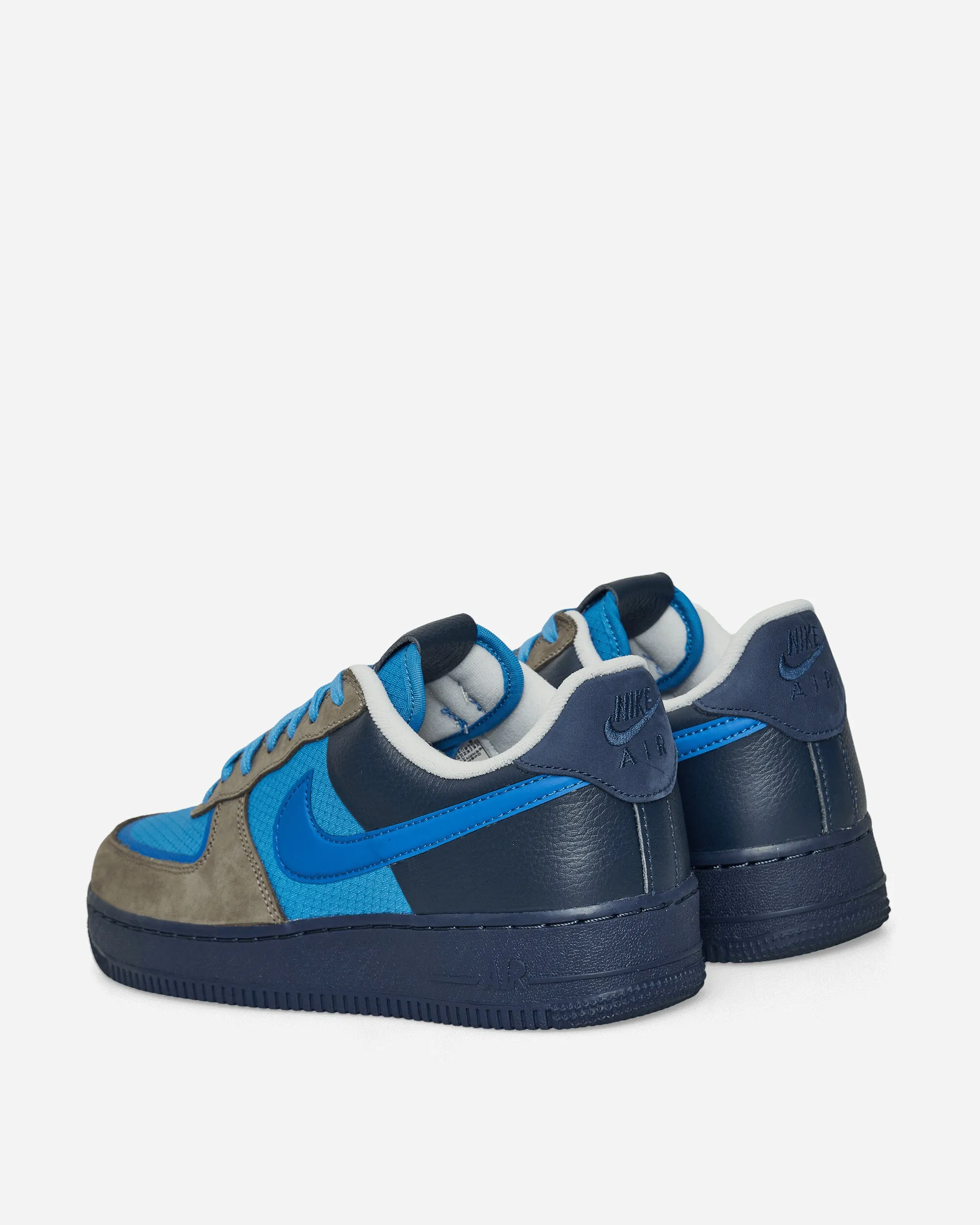 Stash Air Force 1 Low Sneakers Weiches Grau / Hafenblau