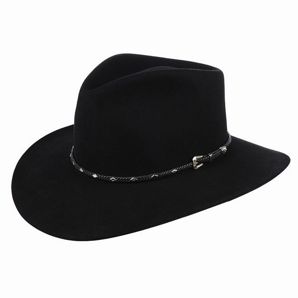 Stetson - Diamond Jim - 5X Black winter-felt-cap