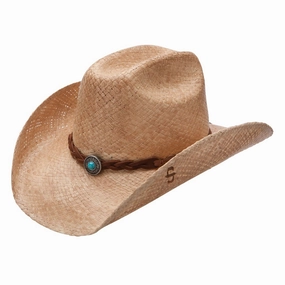 Stetson Flatrock Straw Hat #SSFLTR-7434BU spring-straw-hat