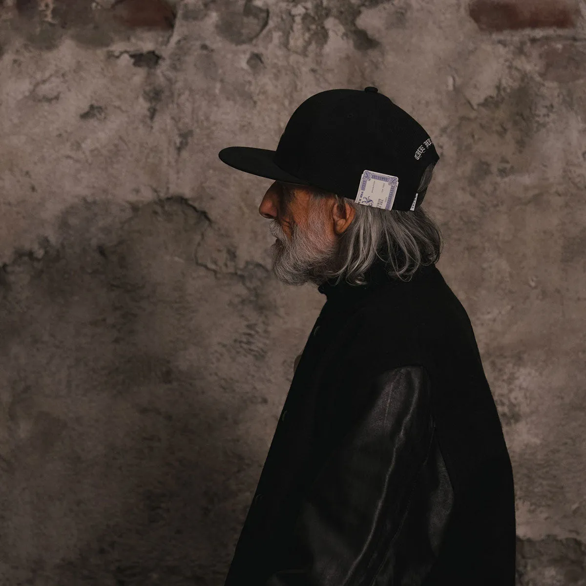STIFF 6 PANEL CAP - Beige