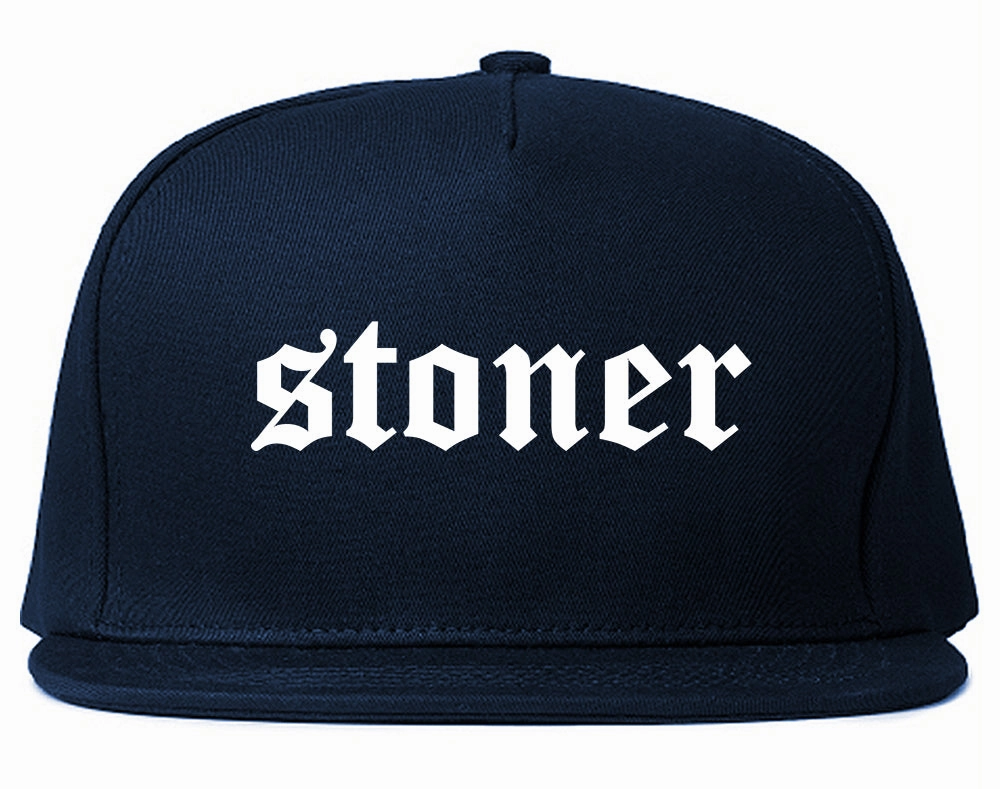 Stoner Old English Mens Snapback Hat