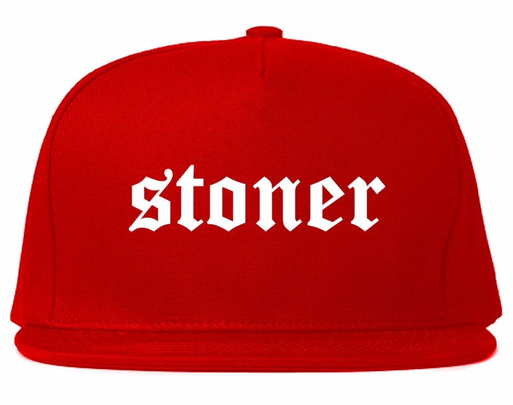 Stoner Old English Mens Snapback Hat