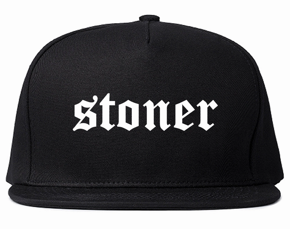 Stoner Old English Mens Snapback Hat