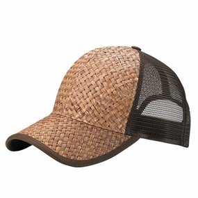 Straw Hat Trucker Mesh Snapback casual-trucker-hat