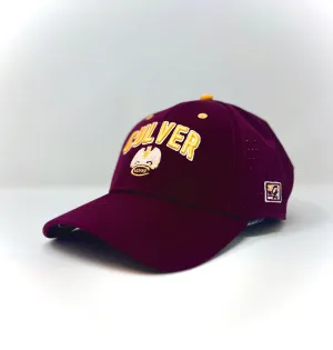 Stretch Fit Perforated Gamechanger - Maroon & Gold casual-dad-hat