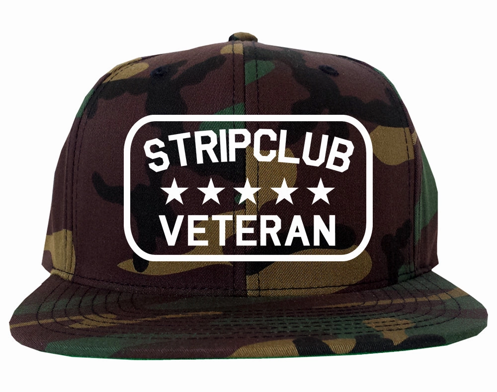 Stripclub Veteran Mens Snapback Hat