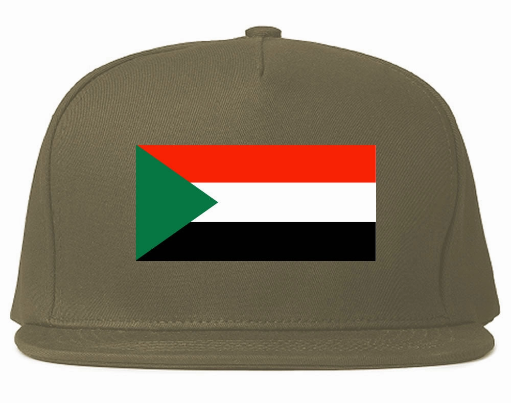 Sudan Flag Country Printed Snapback Hat Cap