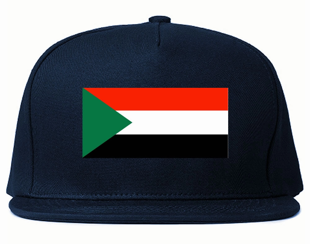 Sudan Flag Country Printed Snapback Hat Cap