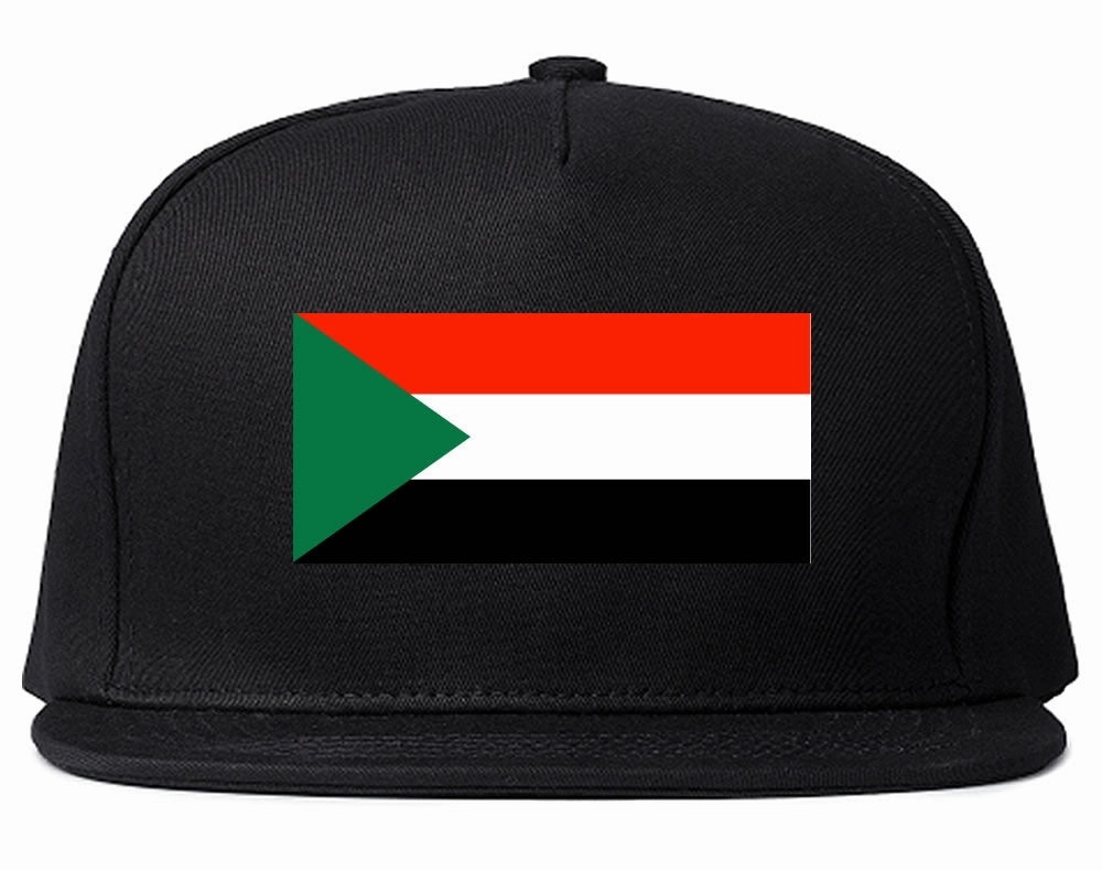 Sudan Flag Country Printed Snapback Hat Cap