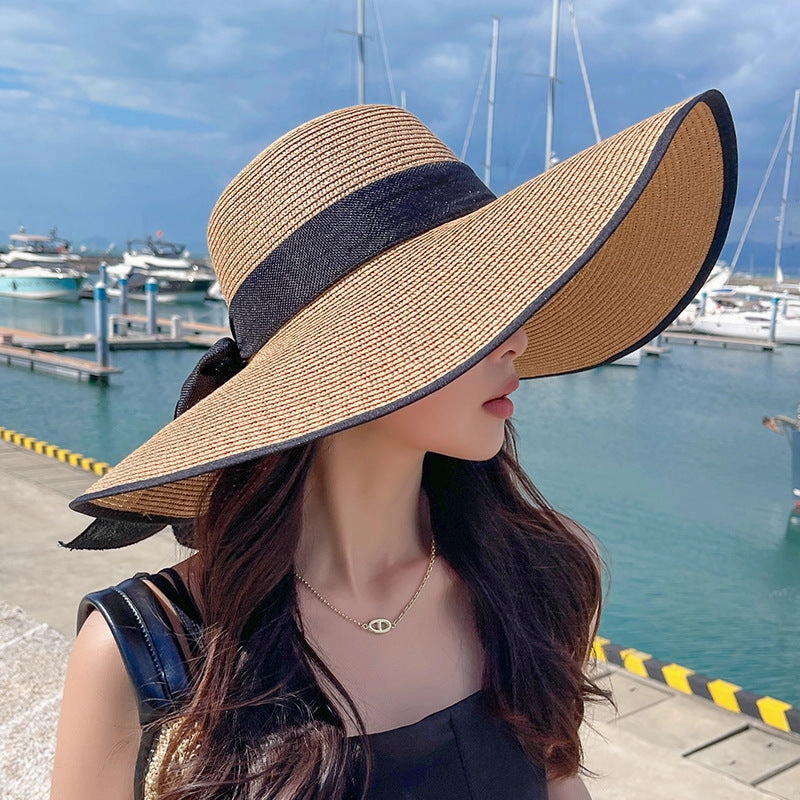 Summer Sunshade Large-Brim Straw Hat