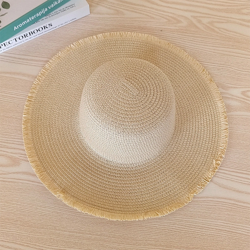 Summer Wide-Brim Straw Hat