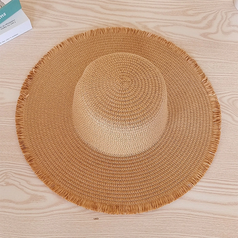 Summer Wide-Brim Straw Hat
