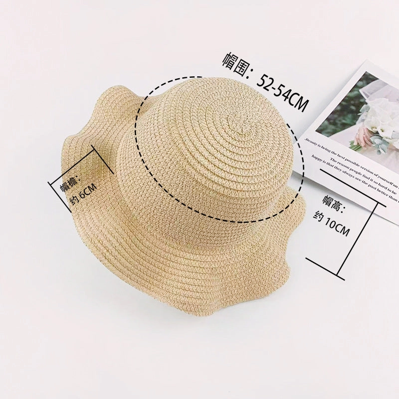 Summer Wide-Brimmed Sun Hat for Kids spring-straw-hat